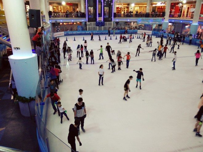 weekend ice rink