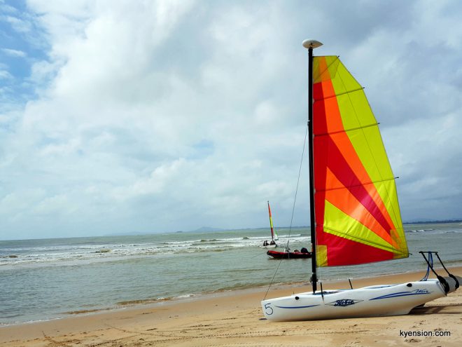 Sailing at club med cherating